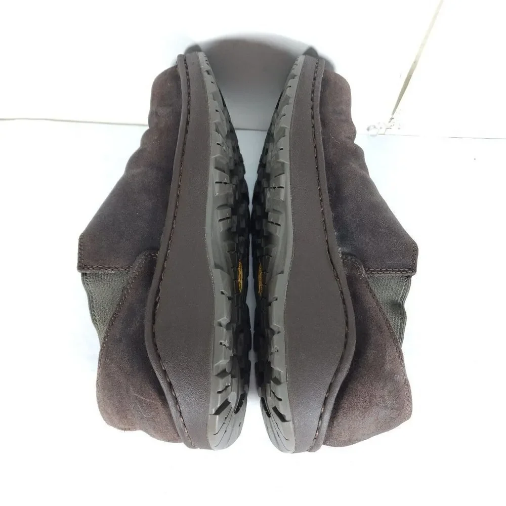 Chaco Men's Zoggonit Vibram Nurl US 8,5 Brown Leather Clog Sneaker Shoes_10